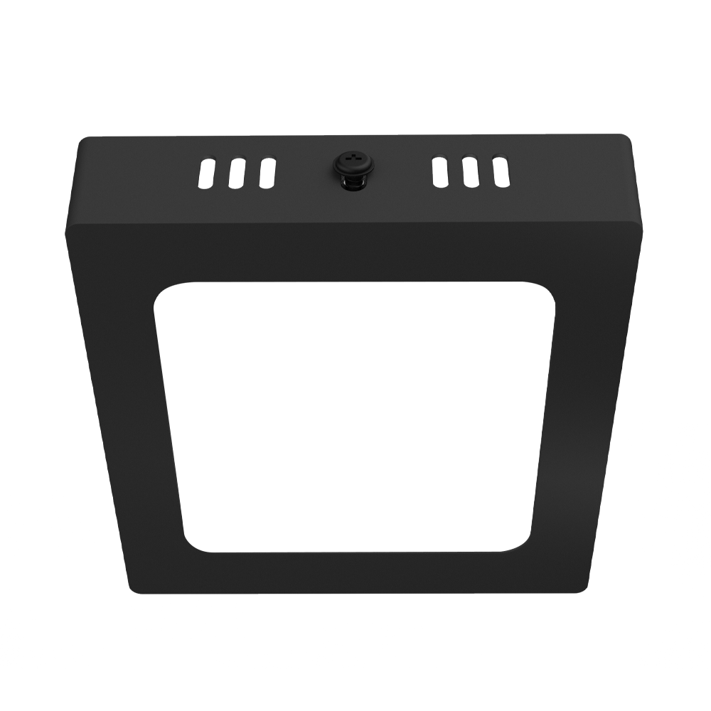 PANEL PLAFON CUADRADO NEGRO MACROLED 6W AC85-265V FRIO 6000K