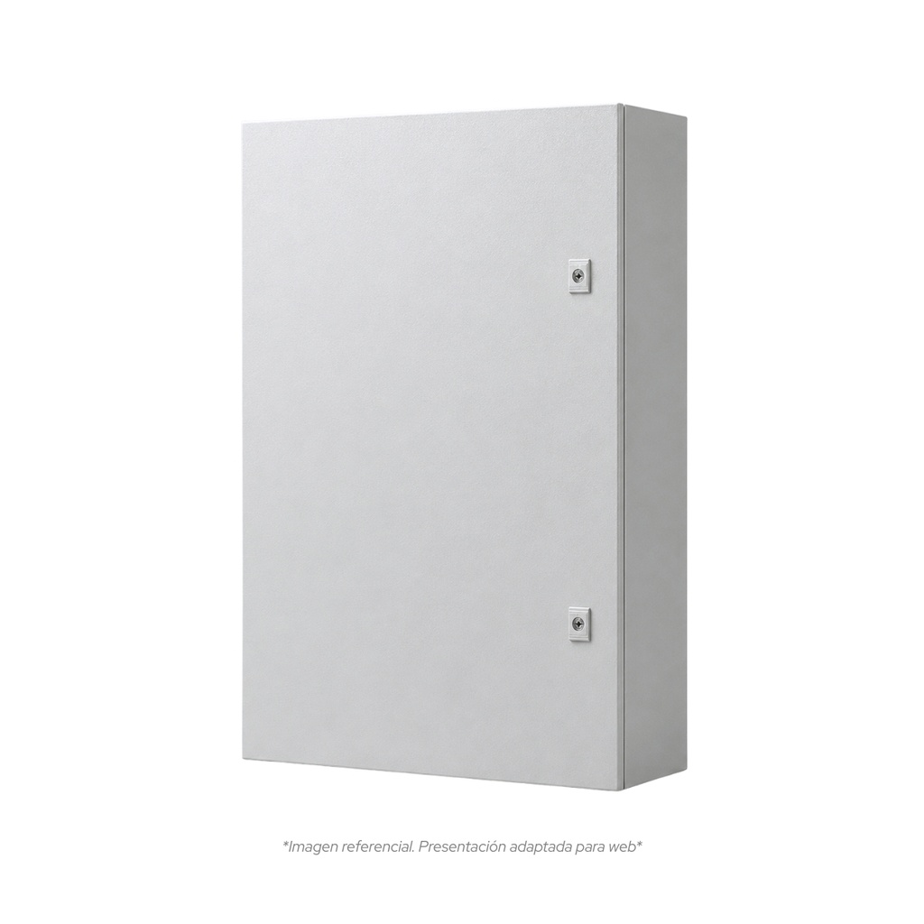 Tablero Metalico Para Adosar De 600X500X300 Mm C/Pb IP66 Ral7035