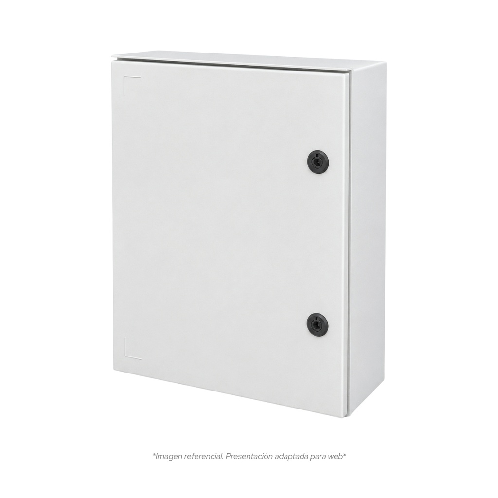 Tablero Poliester Fibra De Vidro Para Adosar 800X600X300 Mm C/Pb Ip65 Ral7035