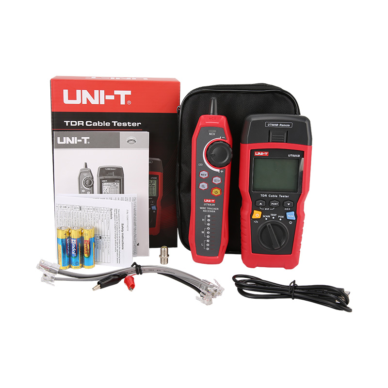 Kit Probador De Cables De Red Y CCTV, Prueba De Longitud, PoE Y Ping