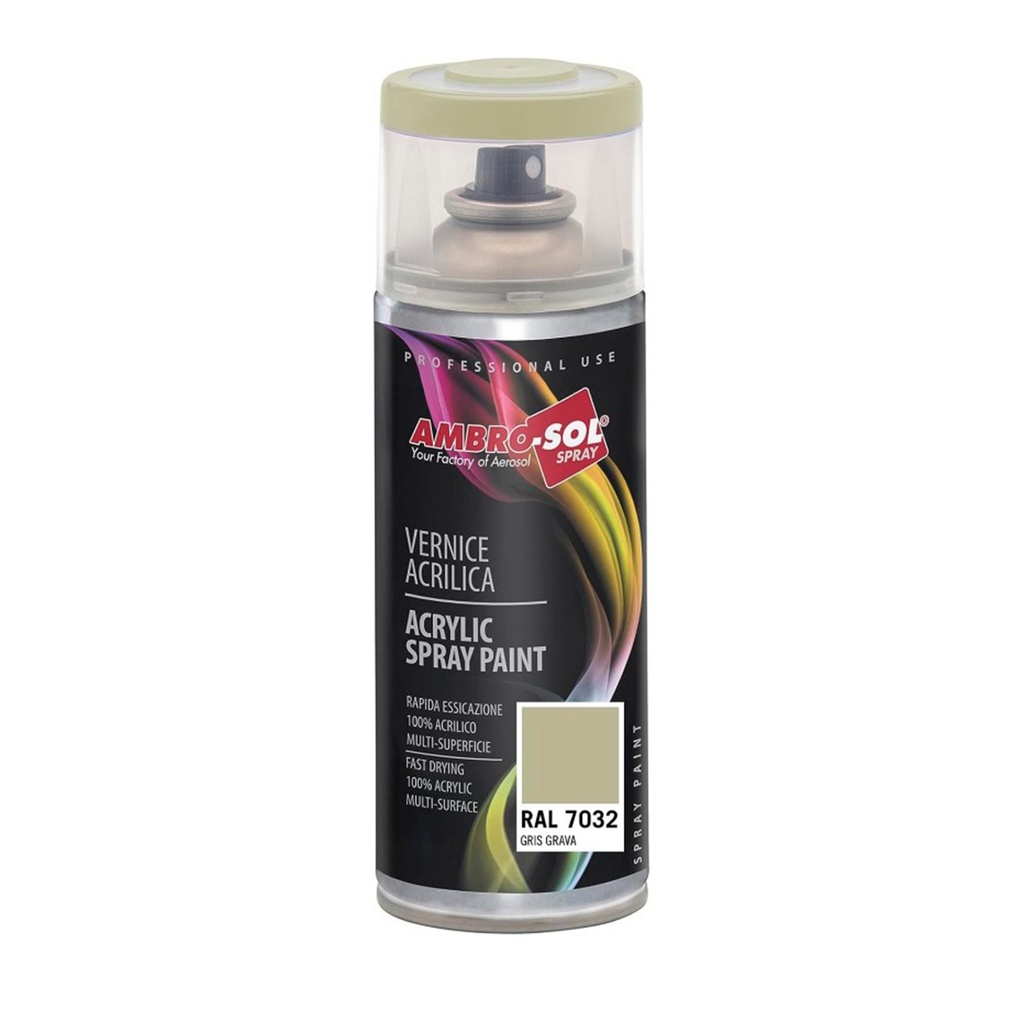 Pintura Aerosol RAL 7032 400ML Gris Grava