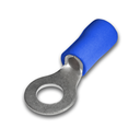 Terminal Ojal Aislado Ø 5/16" (8mm) – 16-14 AWG (1.5-2.5mm²) Azul (100 und)