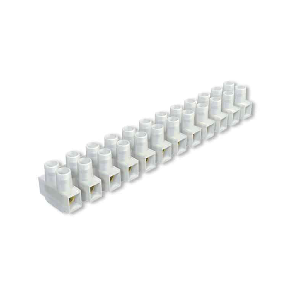 Bornera Blanca PVC – 5A 6mm