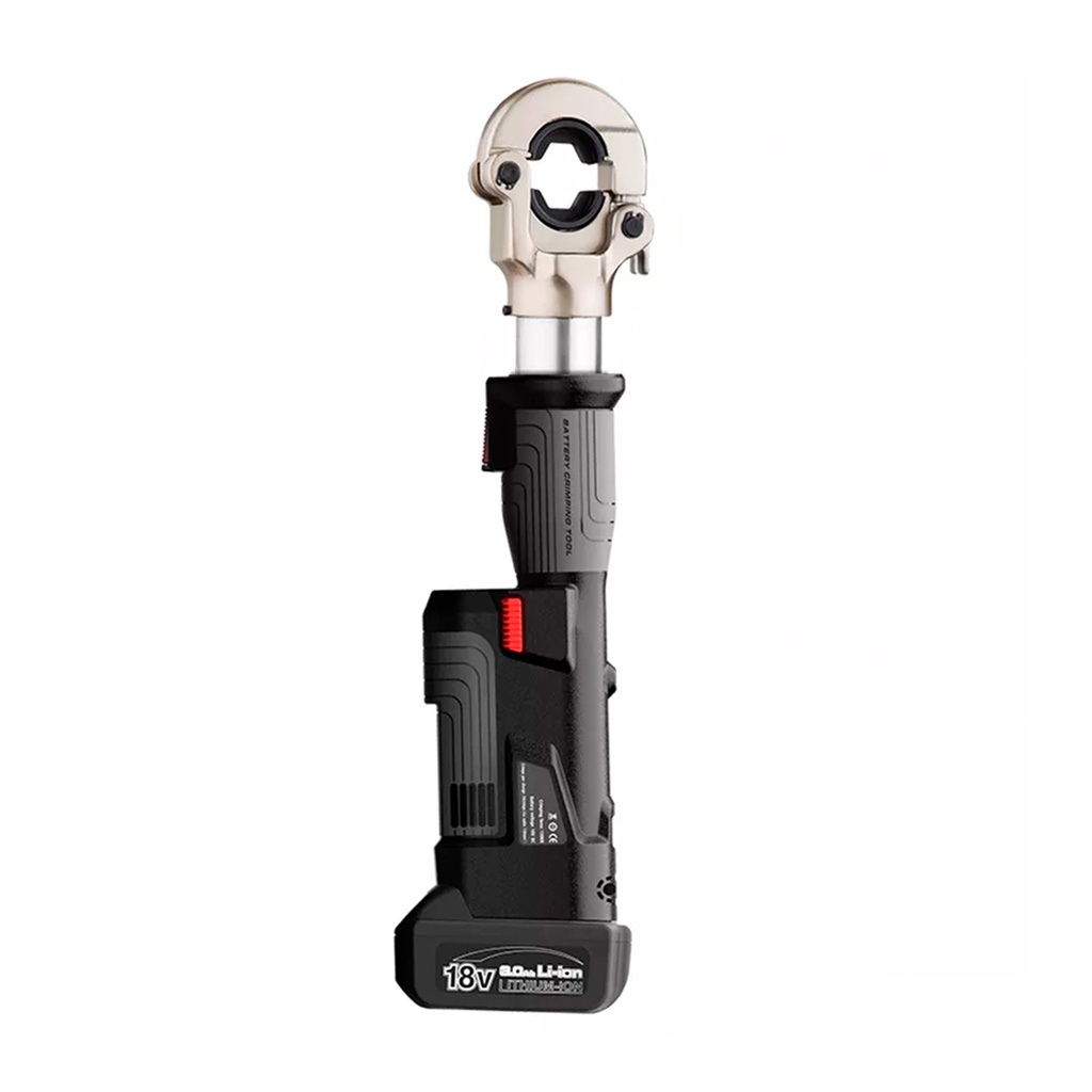 Prensa Hidraulica A Bateria Para Terminal Estanado Rango 16-300mm² Cabezal Giratorio