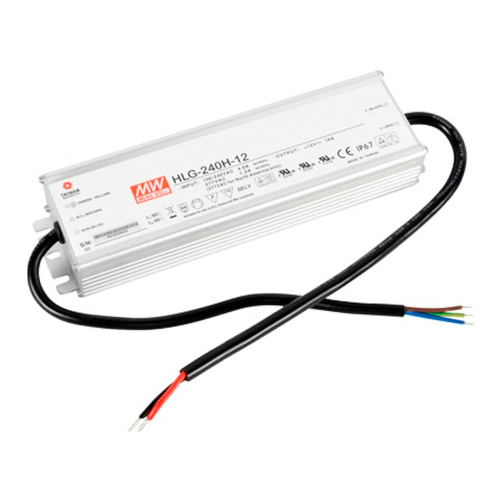 Fuente de alimentación 192W 12V 16A 90-305VAC IP65 rated