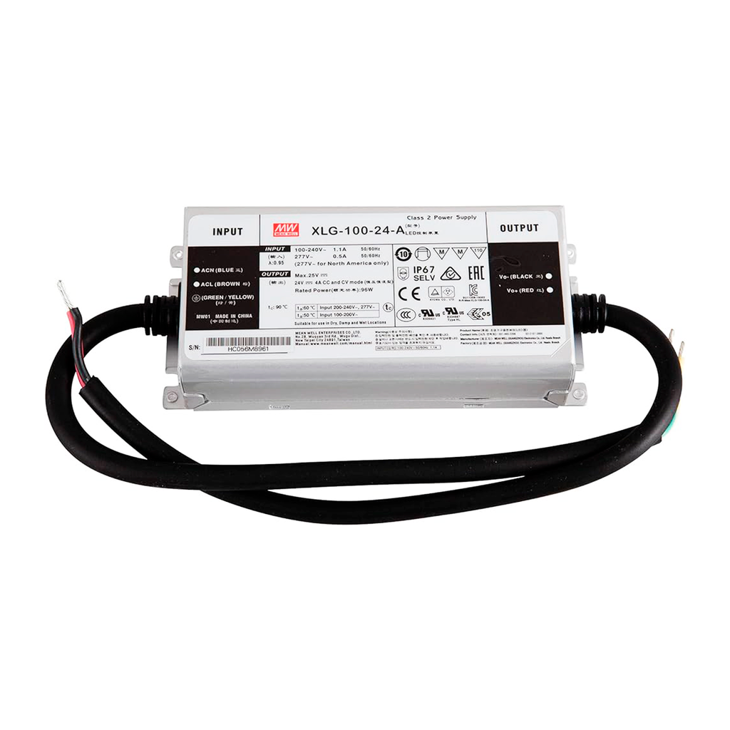 Fuente de alimentación 100W 24V 4A CP IP67 Io adj w/pot