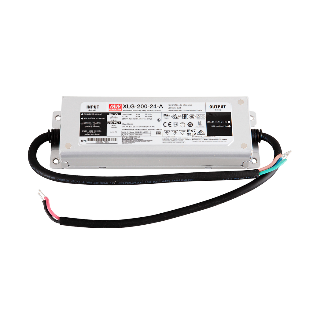 Fuente de alimentación 200W 24V CP IP67 Io adj w/pot