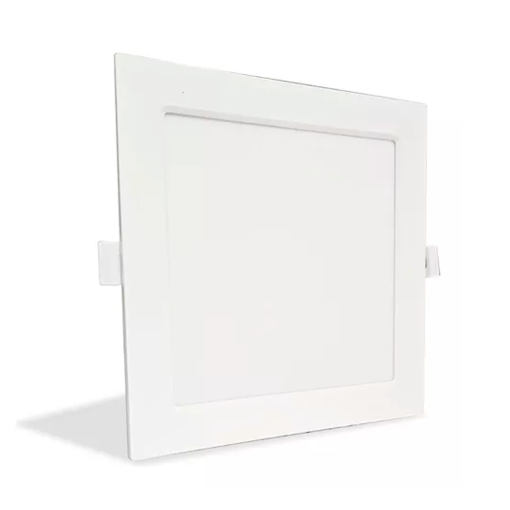 PANEL FLAT CUADRADO KING 12W AC100-240V CALIDO 3000K