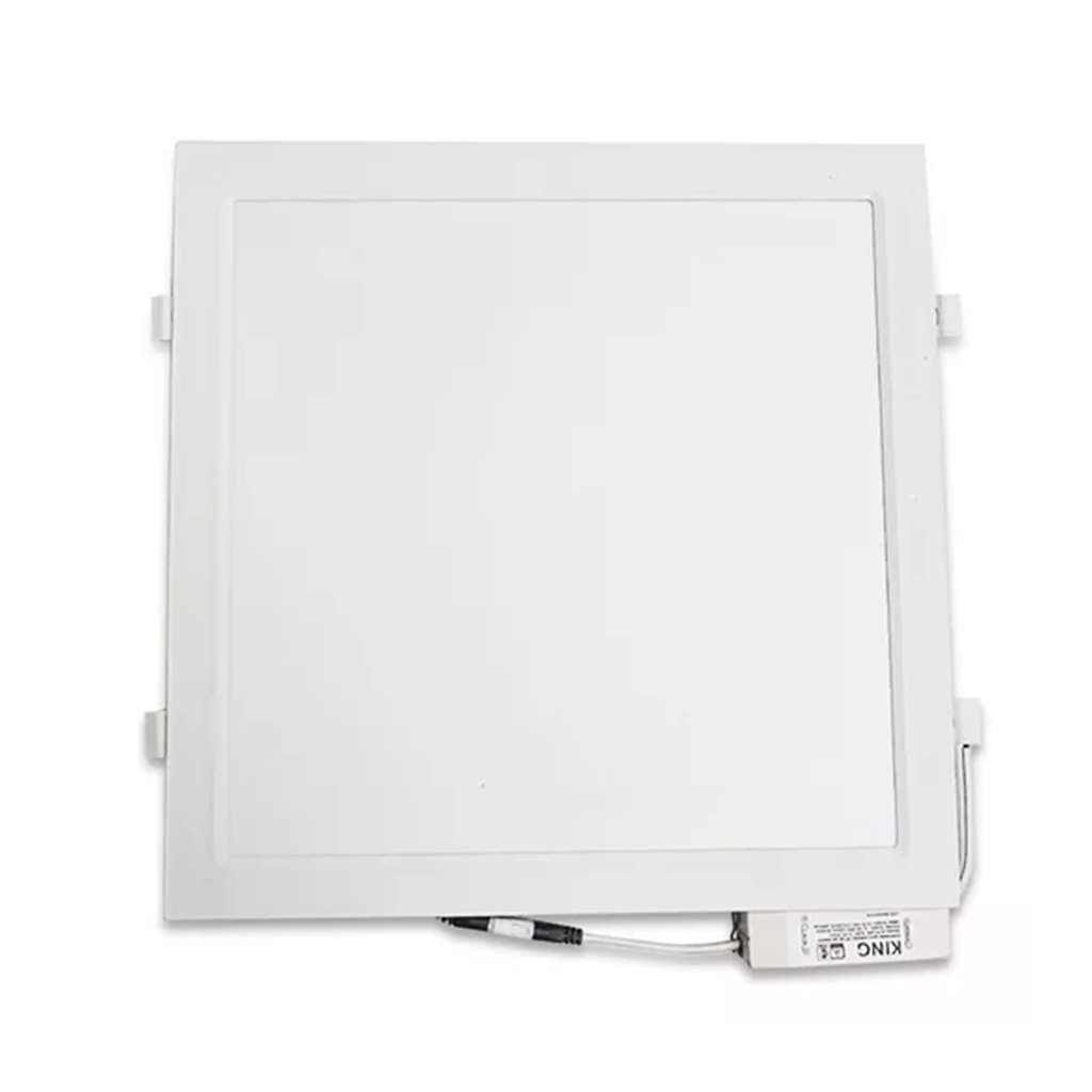 PANEL FLAT CUADRADO KING 24W AC100-240V CALIDO 3000K