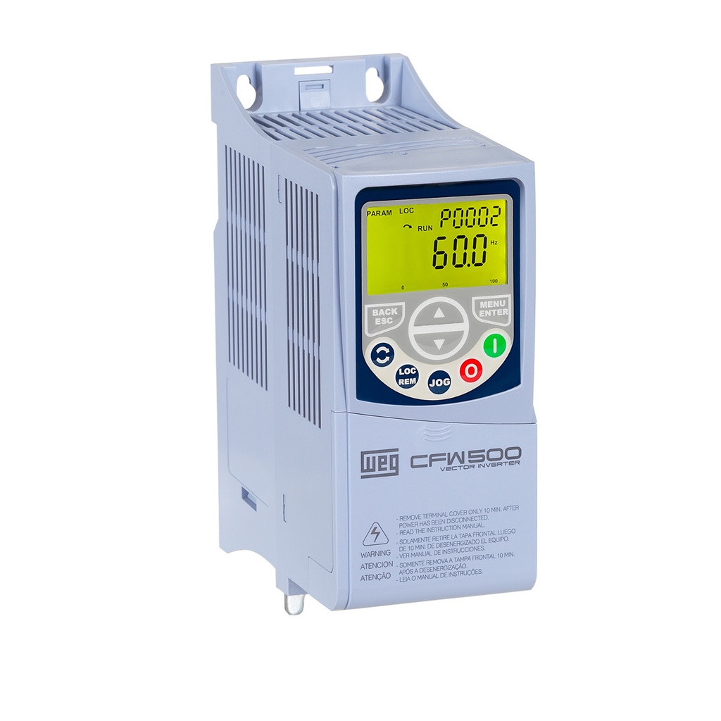 Variador De Velocidad VFD, 1.5kW / 2HP, 7A, 200-240V, Trifasico