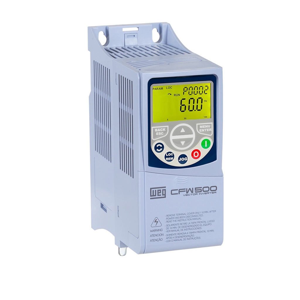 Variador De Velocidad VFD, 2.2kW / 3HP, 9.6A, 200-240V, Trifasico
