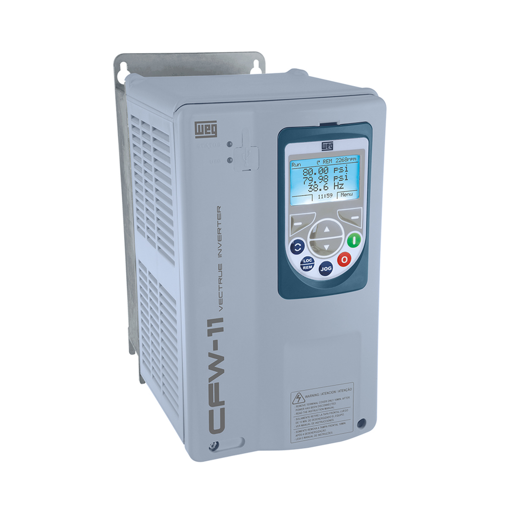 Variador De Velocidad Vfd, 3Kw / 4Hp, 10.6A, 200-240V, Trifasico
