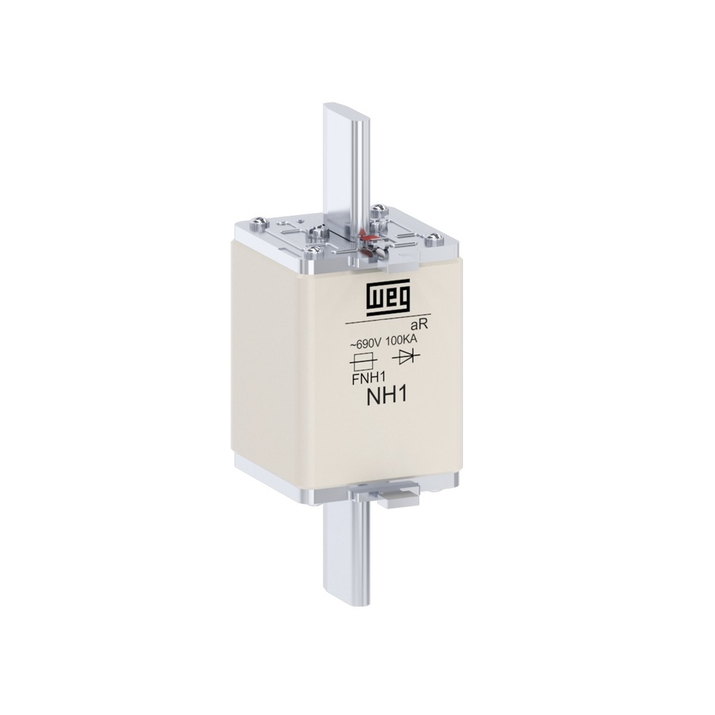 Fusible Ultrarrápido Nh Ar – 80A / 690V / 100Ka / Tamaño 1