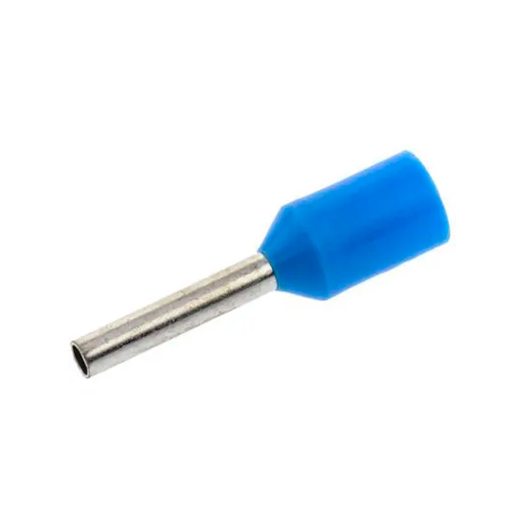 Terminal Sobremoldeado Simple 20Awg Azul 100Und