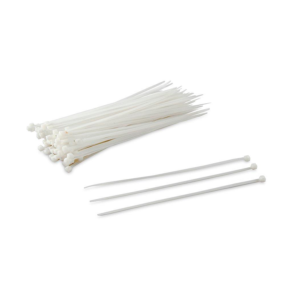 Cintillo de Sujeción Nylon 6.6 – 300x7.6mm Blanco (100 und)