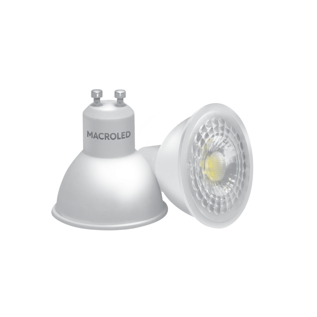 DICRO MACROLED ECO DIM 7W AC100-240V CALIDO 3000K SPD1500V 38º (EQ. CPS-DP-GU10-20DWW)