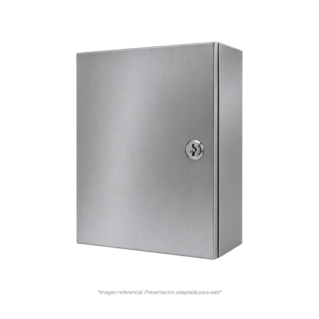 Tablero De acero inoxidable Para Adosar De 400X300X200 Mm C/Pb IP66