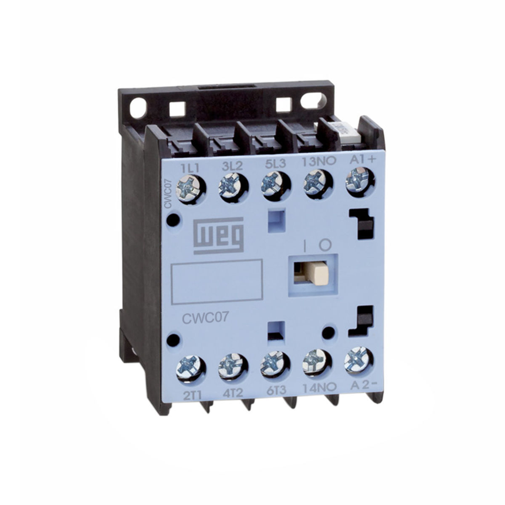 MINICONTACTOR 3P CWC07 - 7A (AC3), 18A (AC1), 220V CA, 1NA.