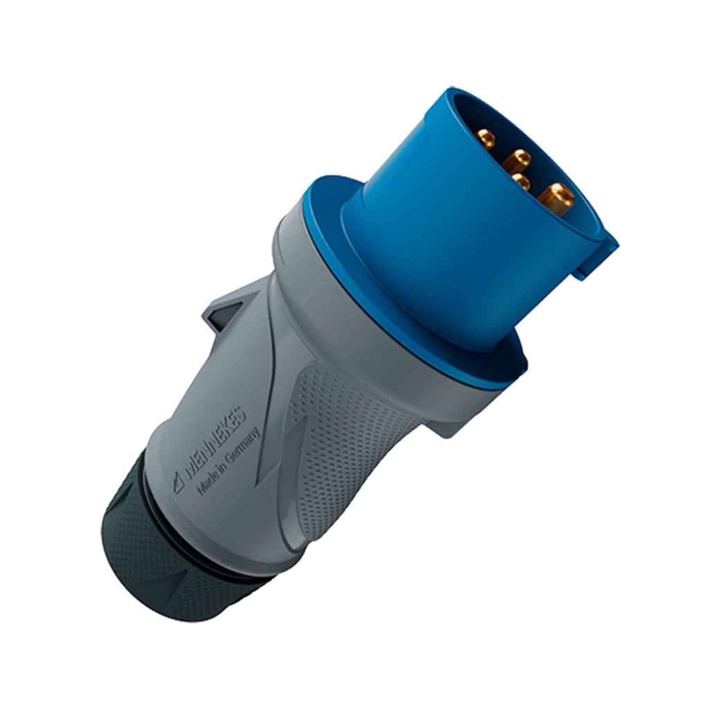 ENCHUFE 16AMP 3P+T 250V AZUL 9H IP54 POWERTOP XTRA - REEMPLAZO 251