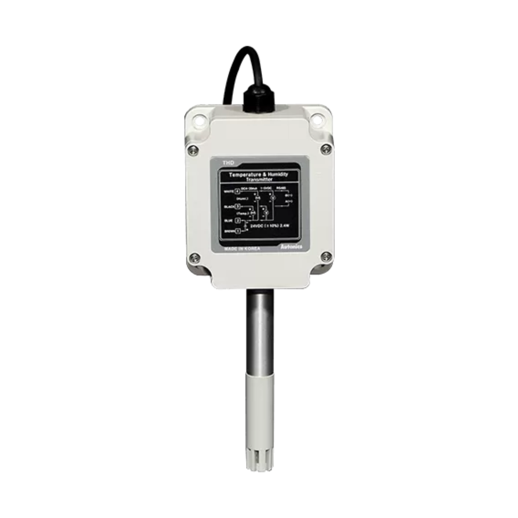 Transductor Temp/Hum IP65, Salida 4-20mA, Sin Pantalla