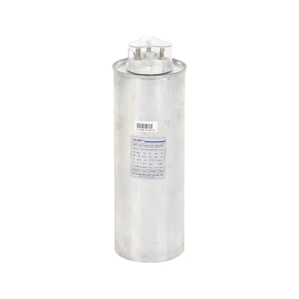 Condensador de potencia trifásico 28.09/33.43/40KVAR, 440/480/525VAC 50/60Hz