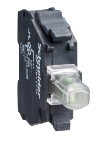 Block Luminoso Led Verde 230-240Vac Para Pulsador Xb4-Xb5 Harmony 