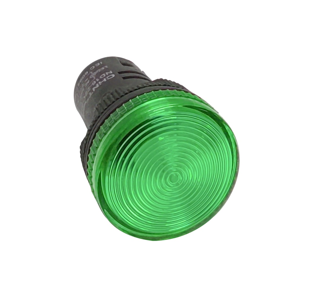 Piloto De Señalizacion Pvc Verde Ø 22Mm, Voltaje 110V 592541-592700