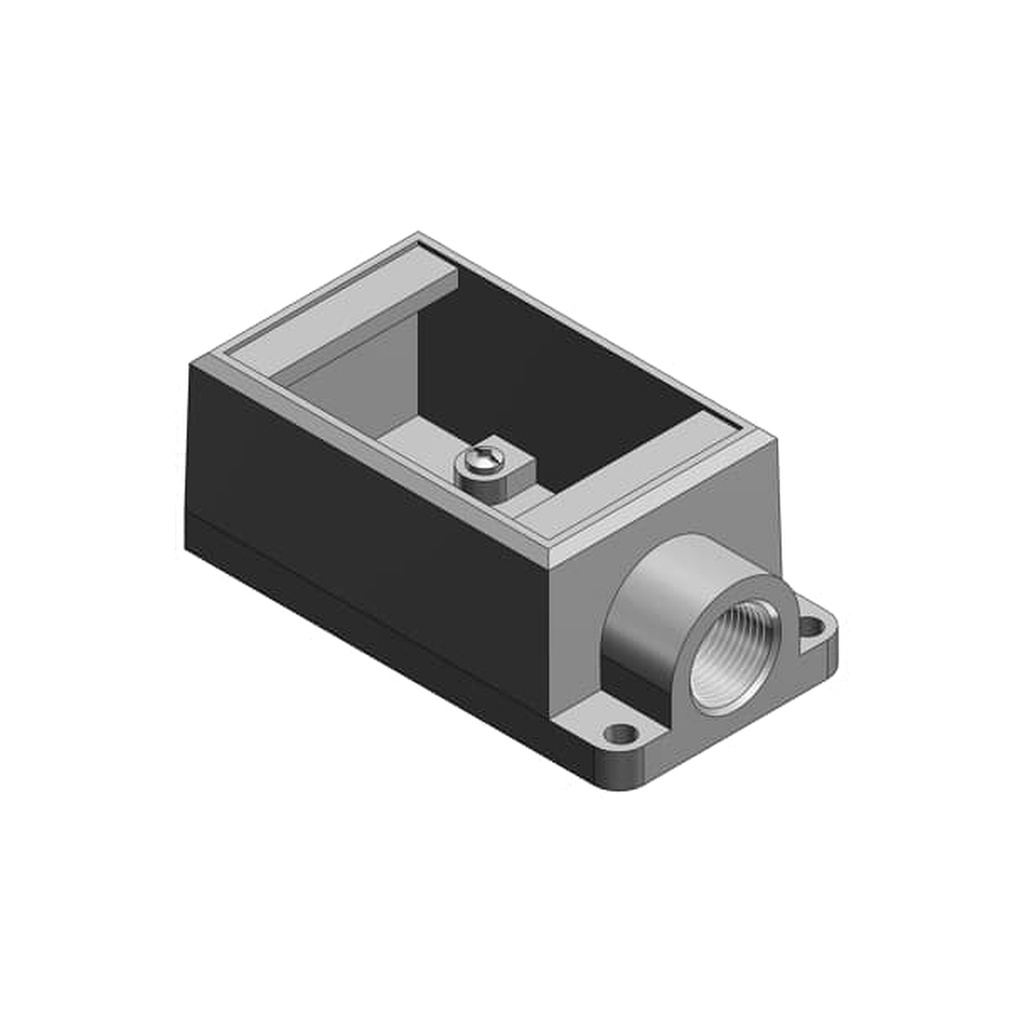 Caja Fs Fe Rectangular 1 Entrada 1/2"-Ul
