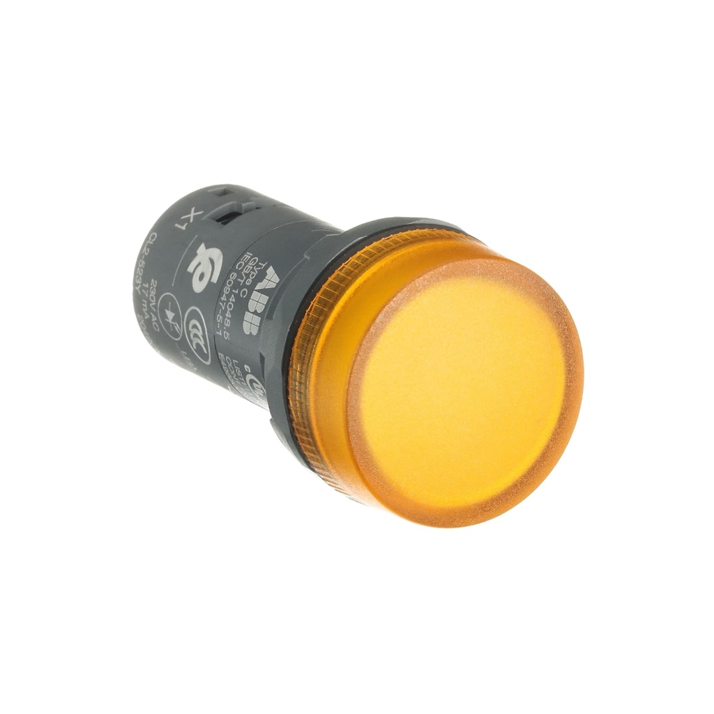 Portalampara Comp. C/Led Incl. -Amarillo 230Vac - Abb - Cl2-523Y