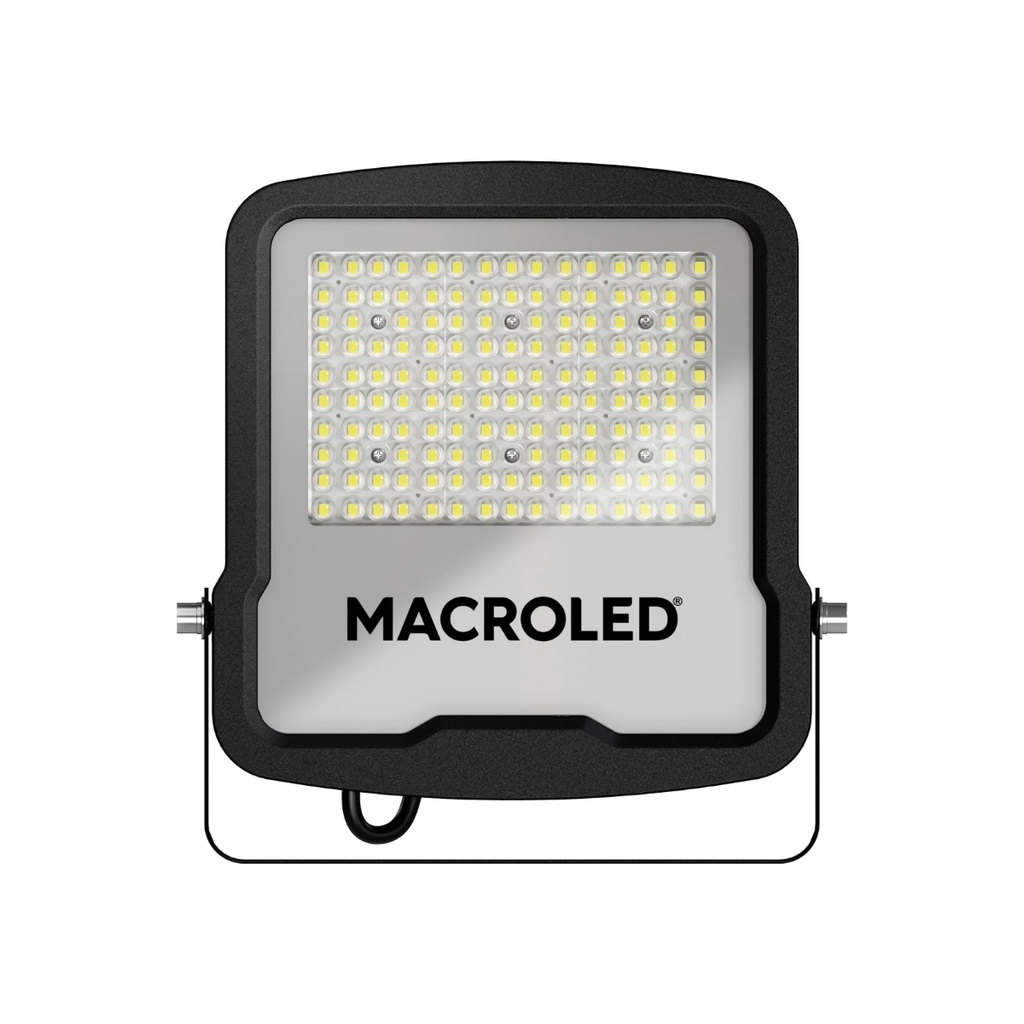 REFLECTOR LED NEGRO PRO 100W 100-277VAC LUZ FRÍA  5700K, 160Lm/W, IK08, IP66