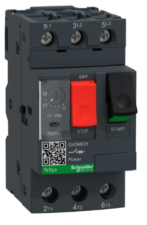 Guardamotor Magnetico 3P Reg. 17-23A 400/415Vac 15Ka Tesys 