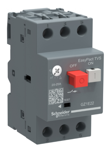 Guardamotor Magnetico 3P Reg. 4-6.3A 100Ka 400Vac Easy 