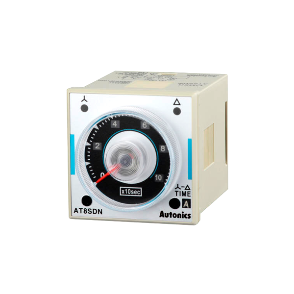 Temporizador Analogico Estr./Triang.,100-240VCA/24-240VCC, 48x48mm