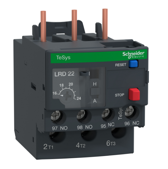 Rele De Sobrecarga Termico Reg. 16-24A 1Na+1Nc Tesys Para Cont. 9-32A