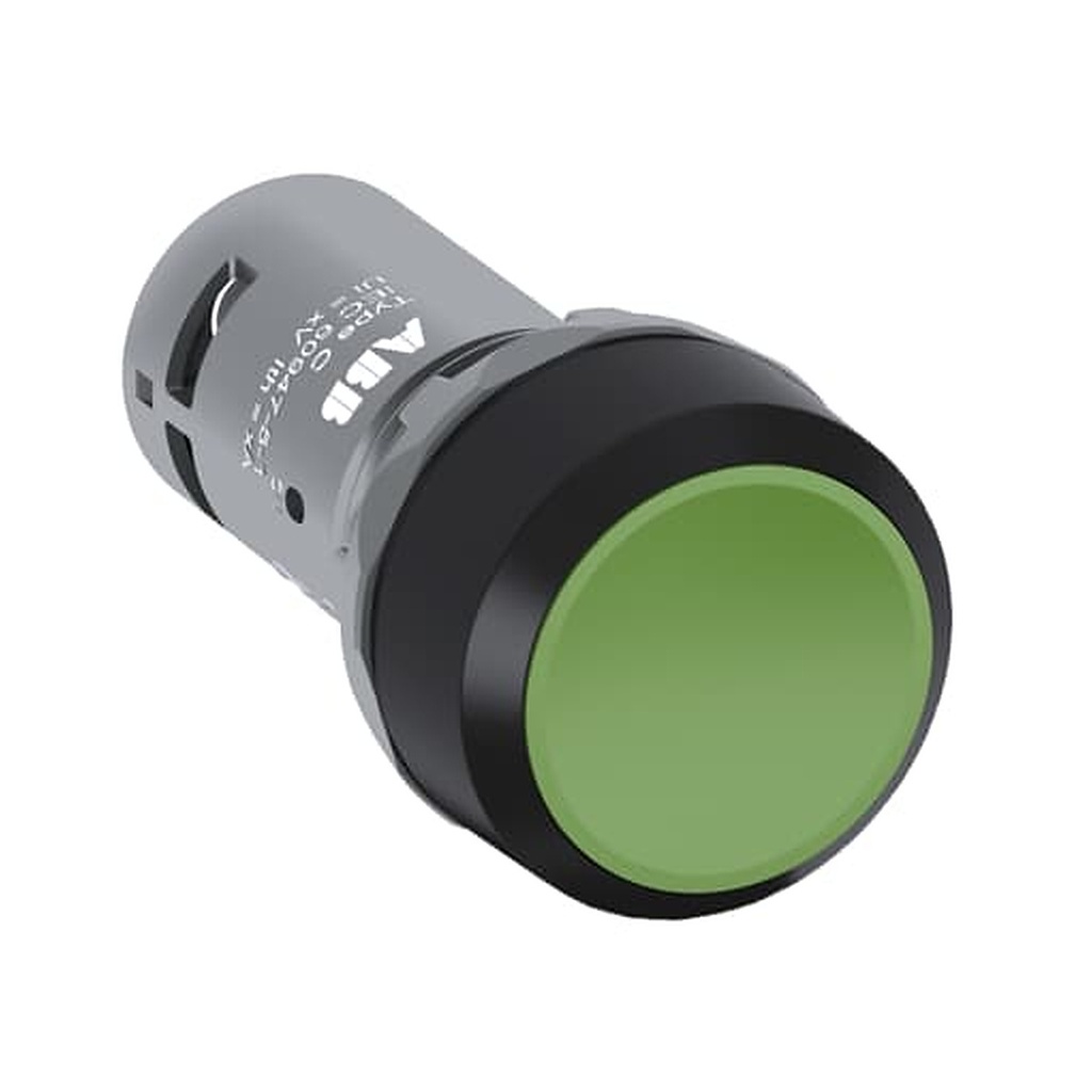 Pulsador Comp. Luminoso Bisel Metalico -Rojo 110-130Vac 1Nc
