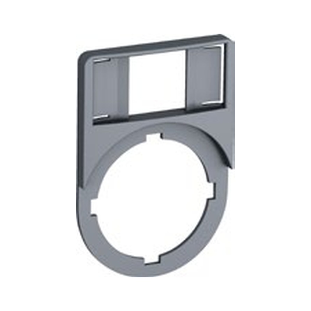 Placa Leyenda De 2 Asientos En Aluminio Gris Plateado