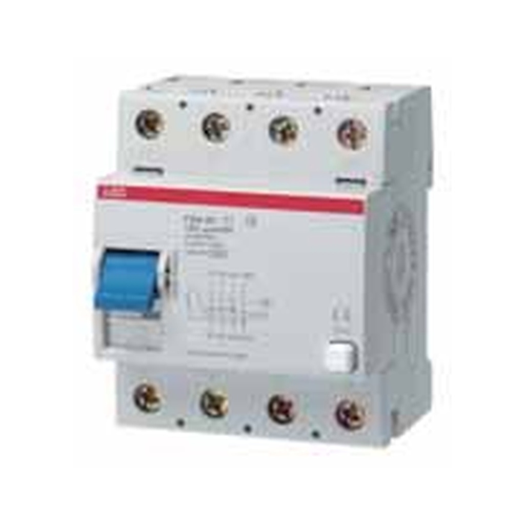 Int. Dif. Riel Din F 2X25A. Sensibilidad 300Ma. Tipo Ac