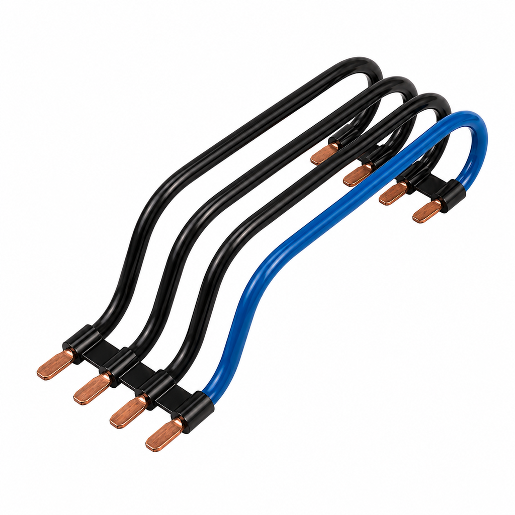 Puente de cableado flexible, 4 polos, sección 16 mm²