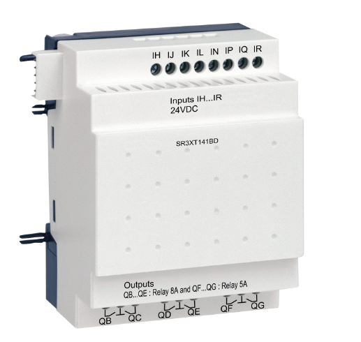 Modulo Extension Para Rele Inteligente Sr3 Zelio 14 E/S 24 Vdc 