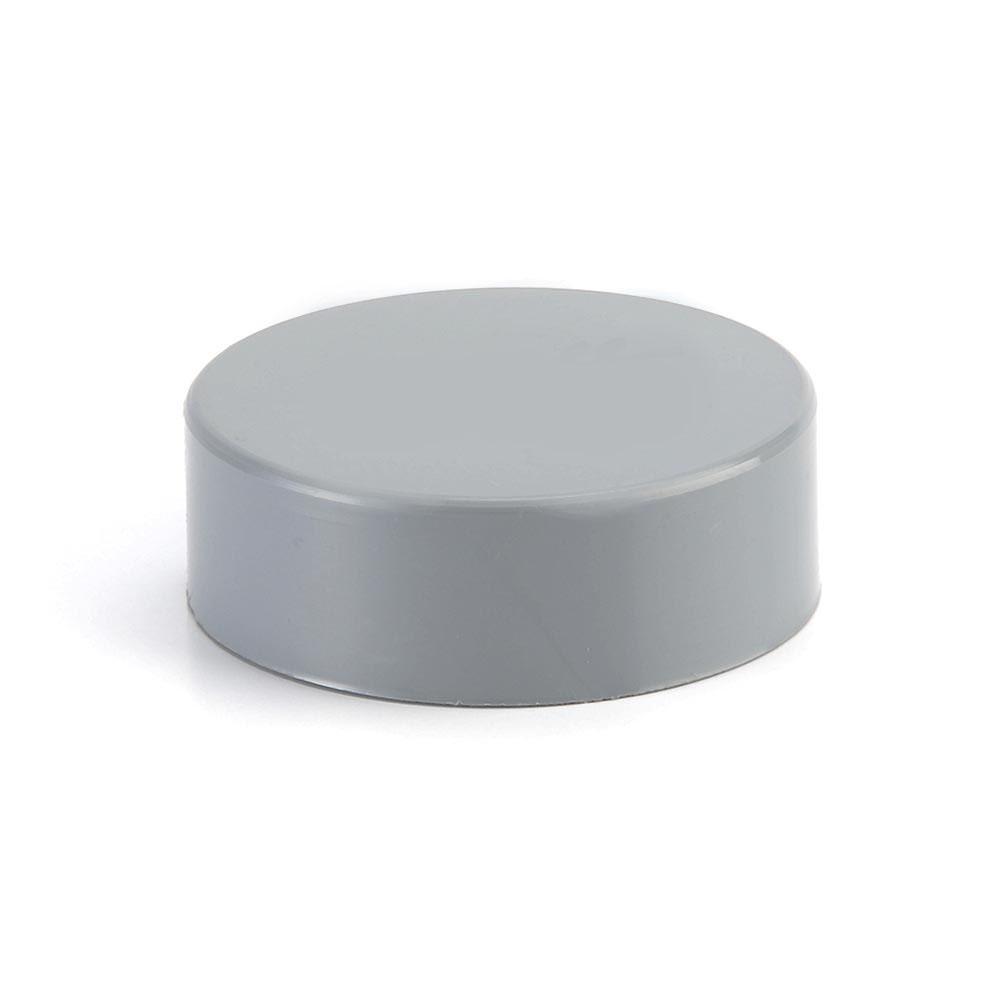 Tapa De Reserva Pvc Gris Circular 