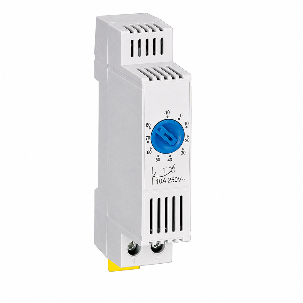 Termostato Mecánico NO Tipo Slim para Ventilación (-10 a +80 °C) NT51-F