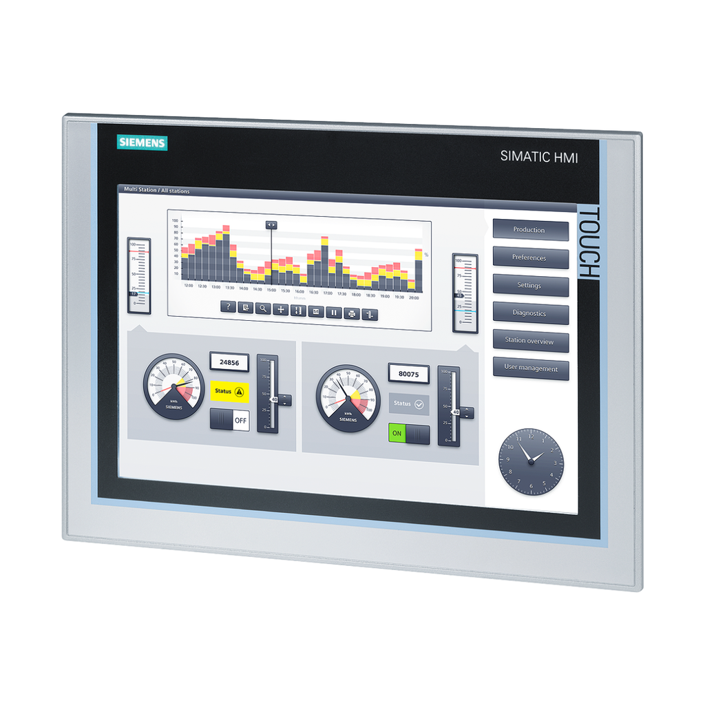 SIMATIC HMI TP1200 Comfort, Comfort Panel 12"