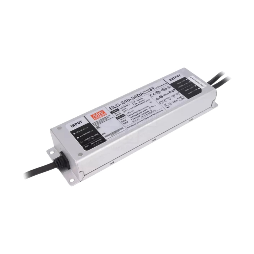 Fuente De Alimentación Dali 240W, 24Vdc, 10A, Ip67