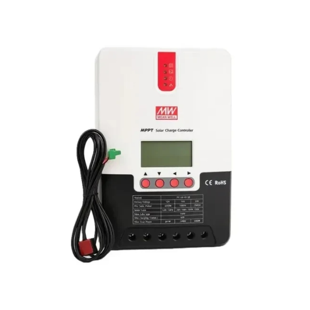 Controlador / Regulador De Carga Solar Mppt 60A, 12V/24V/36V/48V Auto