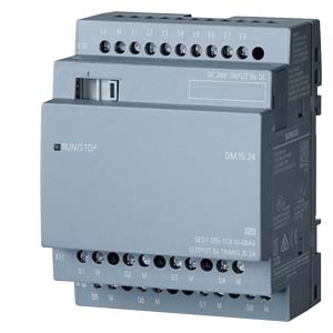 Logo! Dm16 24, Exp. Module Pu/I/O: 24V Dc/24V Dc/Trans., 8 Di/8 Do, 4Te For Logo! 8