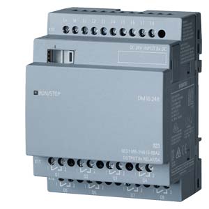 Logo! Dm16 24R, Exp. Module, Pu/I/O: 24V Dc/24V Dc/Relay, 8 Di/8 Do, 4Te For Logo! 8