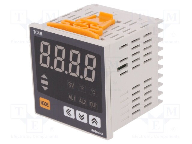 Controlador de Temperatura PID con Display Economico, 100-240VCA, 72x72mm