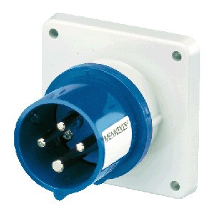 Enchufe Empotrable 32Amp 3P+T 250V Azul 9H Ip44