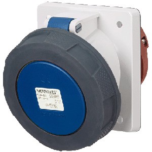 Toma Empotrable 63Amp 3P+T 250V Azul 9H  Ip67