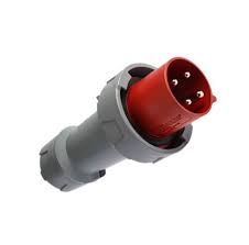 Enchufe 125Amp 3P+N+T 415V Rojo 6H Ip67 